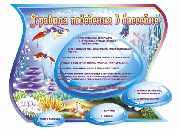 Оформление бассейна