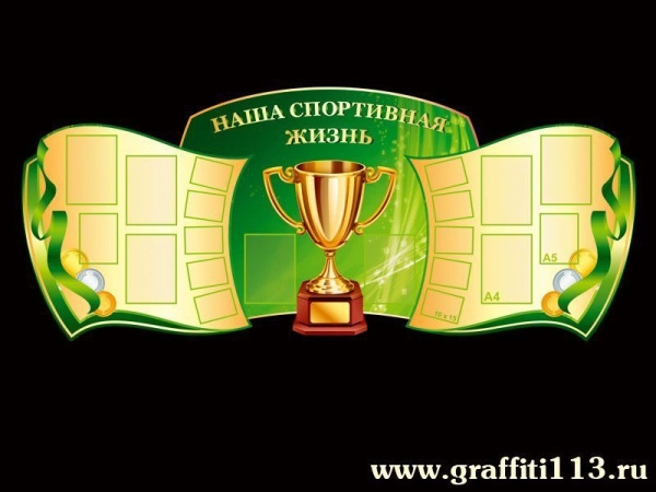 Стенд Наша спортивная жизнь