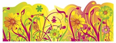 Стенд декоративный, бордюр "Райская травка", арт. Ж-006