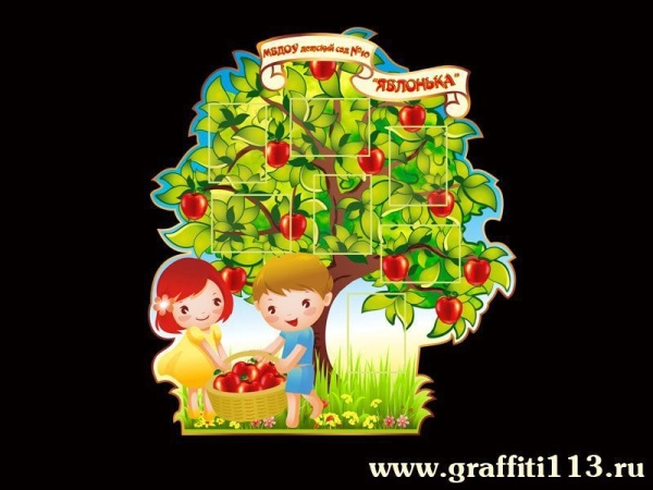 Стенд визитка для детского сада