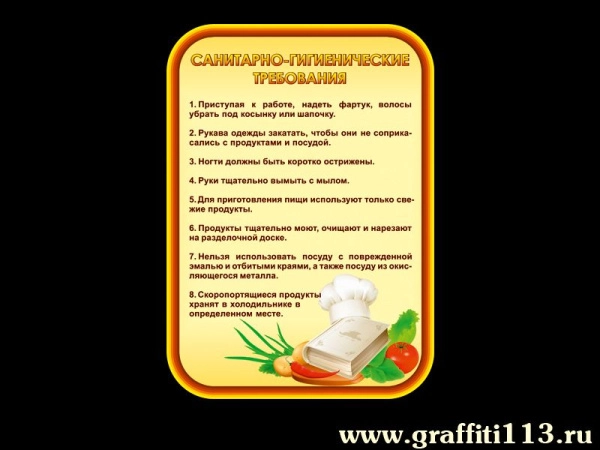 Оформление столовой