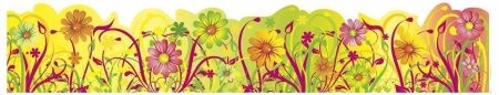 Стенд декоративный, бордюр "Райская травка", арт. Ж-006