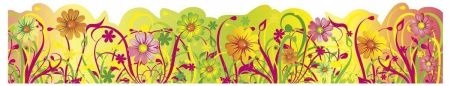 Стенд декоративный, бордюр "Райская травка", арт. Ж-006