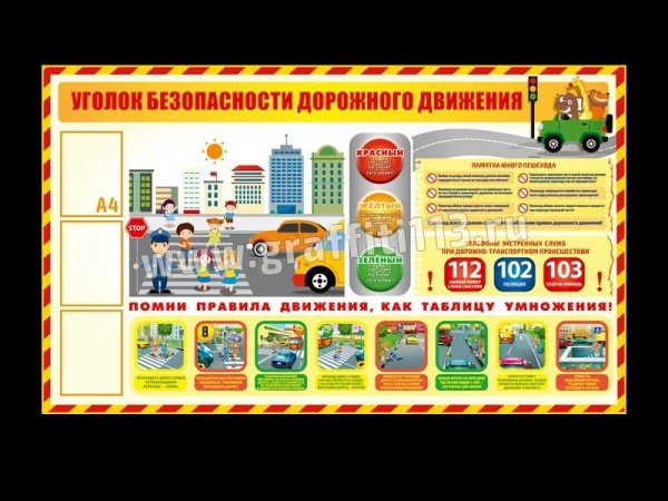 Уголок безопасности дорожного движения - ПДД