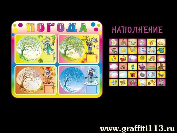 Стенд обучающий для детского сада