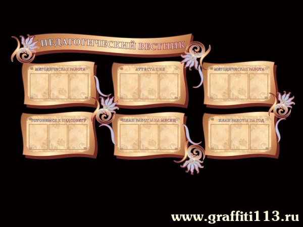 Стенд педагога в детском саду