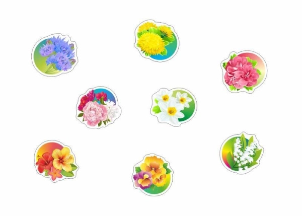 Комплект стендов для украшения ДОУ "Цветочный сад", арт. Ж-031