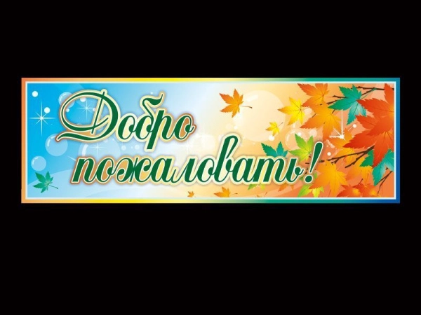 Баннер Добро пожаловать информационный, арт. БР-008