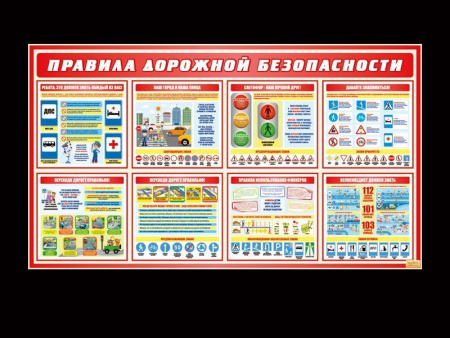 Стенд дорожная безопасность, арт. ПДД-008