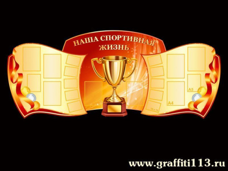 Школьный стенд Наша спортивная жизнь, арт. СЗ-004