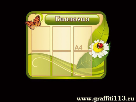Стенд Биология, арт. БИО-038