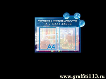 Техника безопасности на уроках Химии, арт. Х-039
