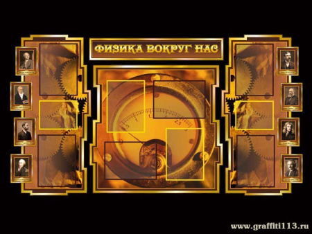 Оформление кабинета физики, арт. Ф-001